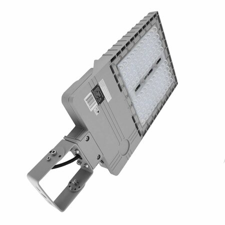 Beyond Led Technology LED Area Light | 320 Watt | 44800 Lumens | 5000K | 100V-277V | Yoke Mount | Grey Housing BLT-ALHL320W-50K-III-ZR-Y-G